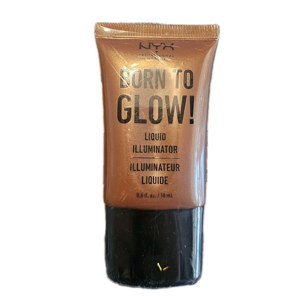 NYX Born To Glow! Liquid Illuminator Sun Goddess Long Lasting Glow 0.6 fl oz